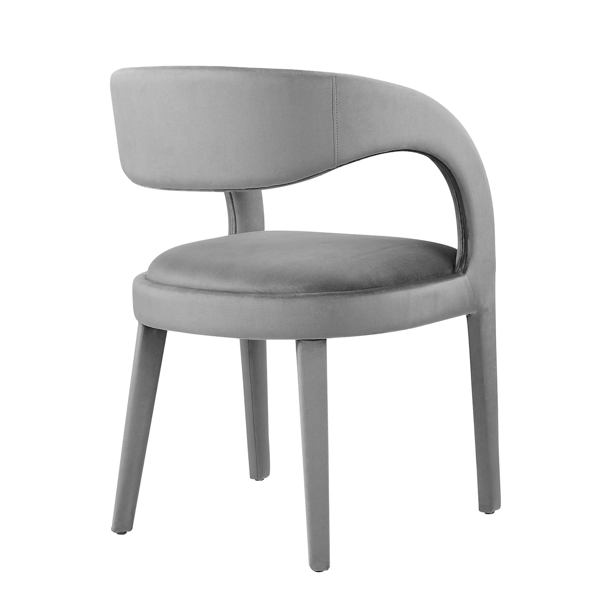 Pinnacle Performance Velvet Dining Chair Set of Two by Modway