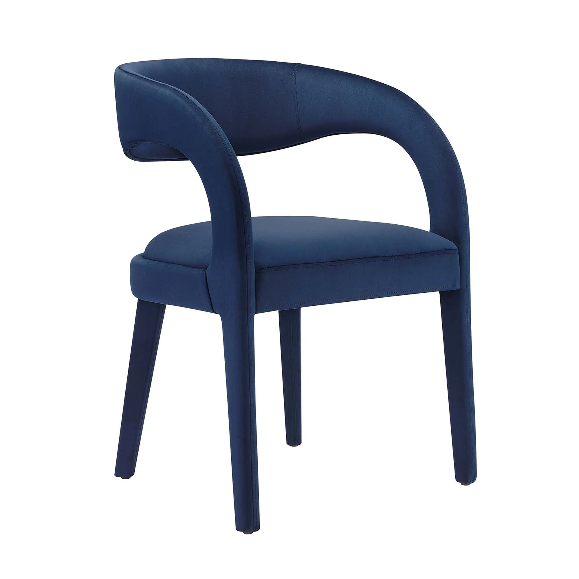 Pinnacle Performance Velvet Dining Chair Set of Two by Modway