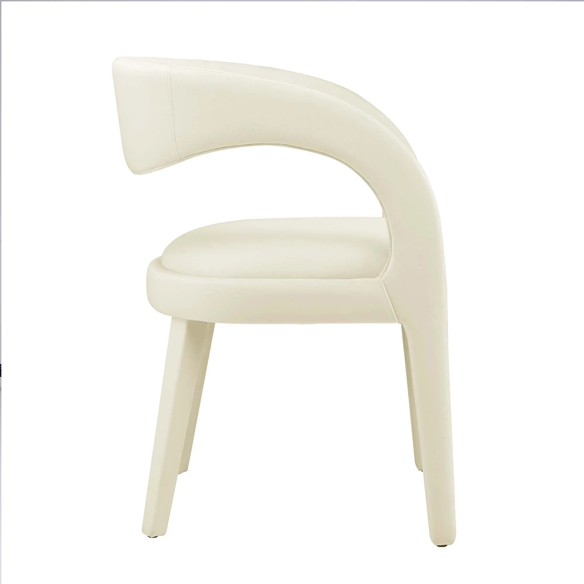 Pinnacle Performance Velvet Dining Chair Set of Two by Modway