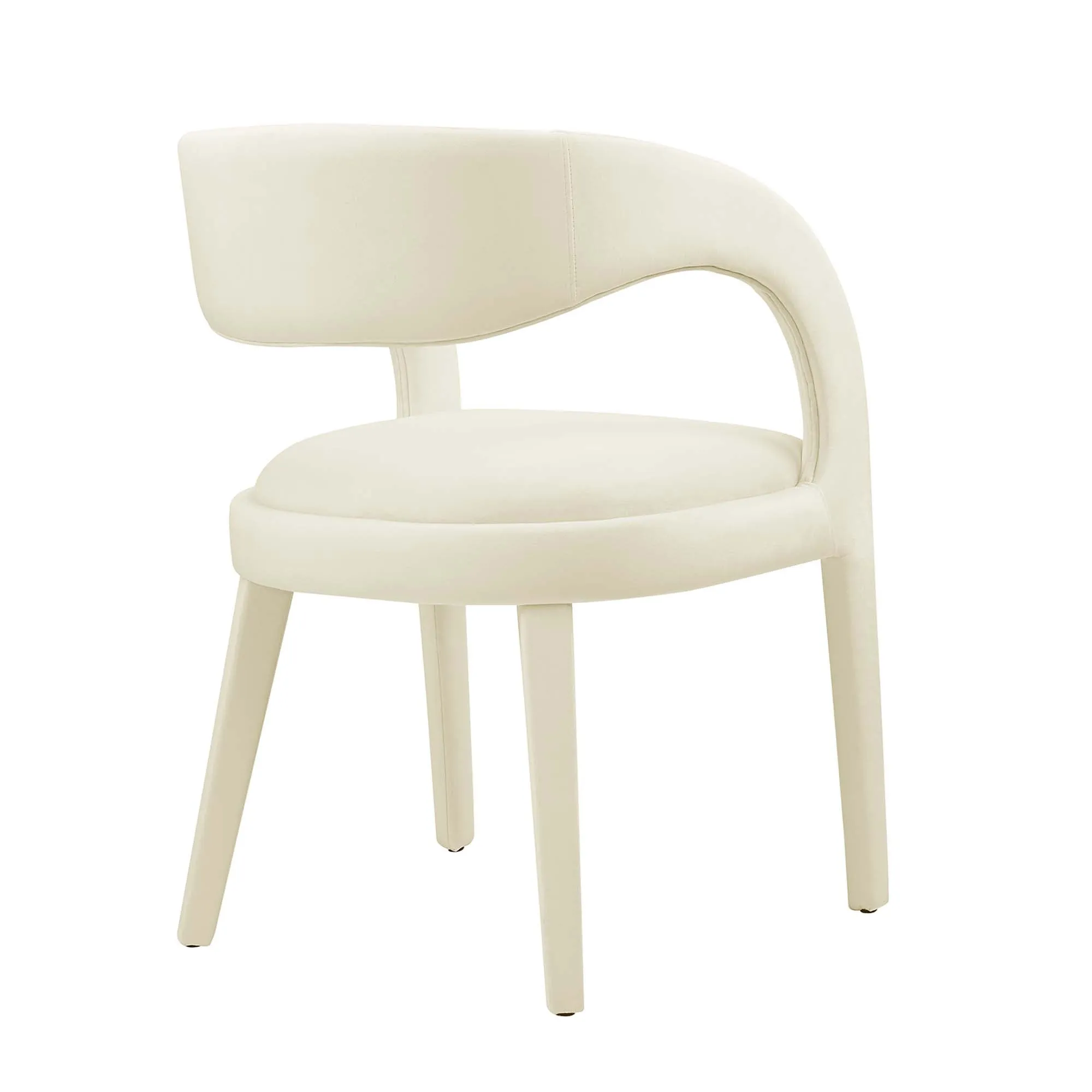 Pinnacle Performance Velvet Dining Chair Set of Two by Modway