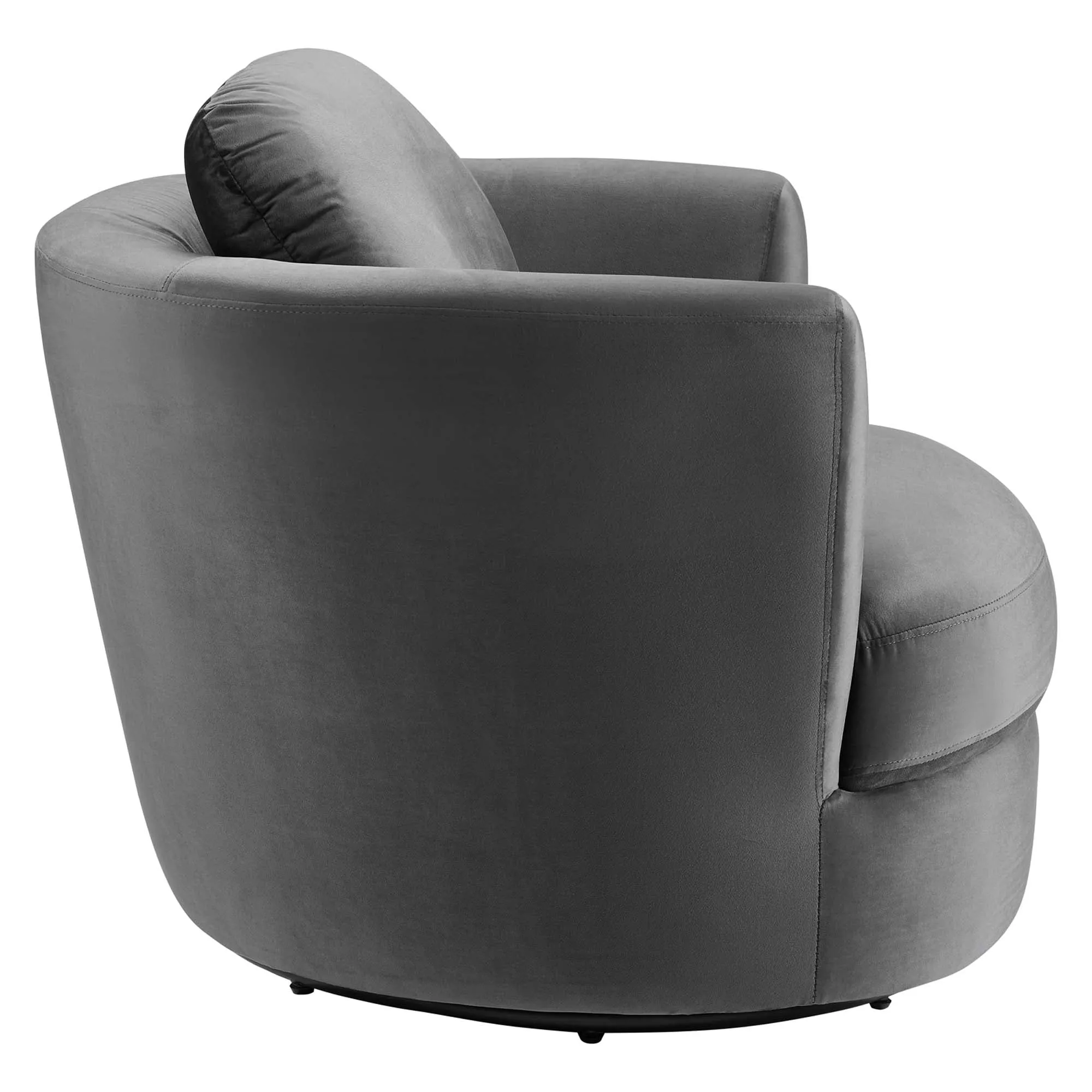 Pirouette Performance Velvet Swivel Armchair by Modway