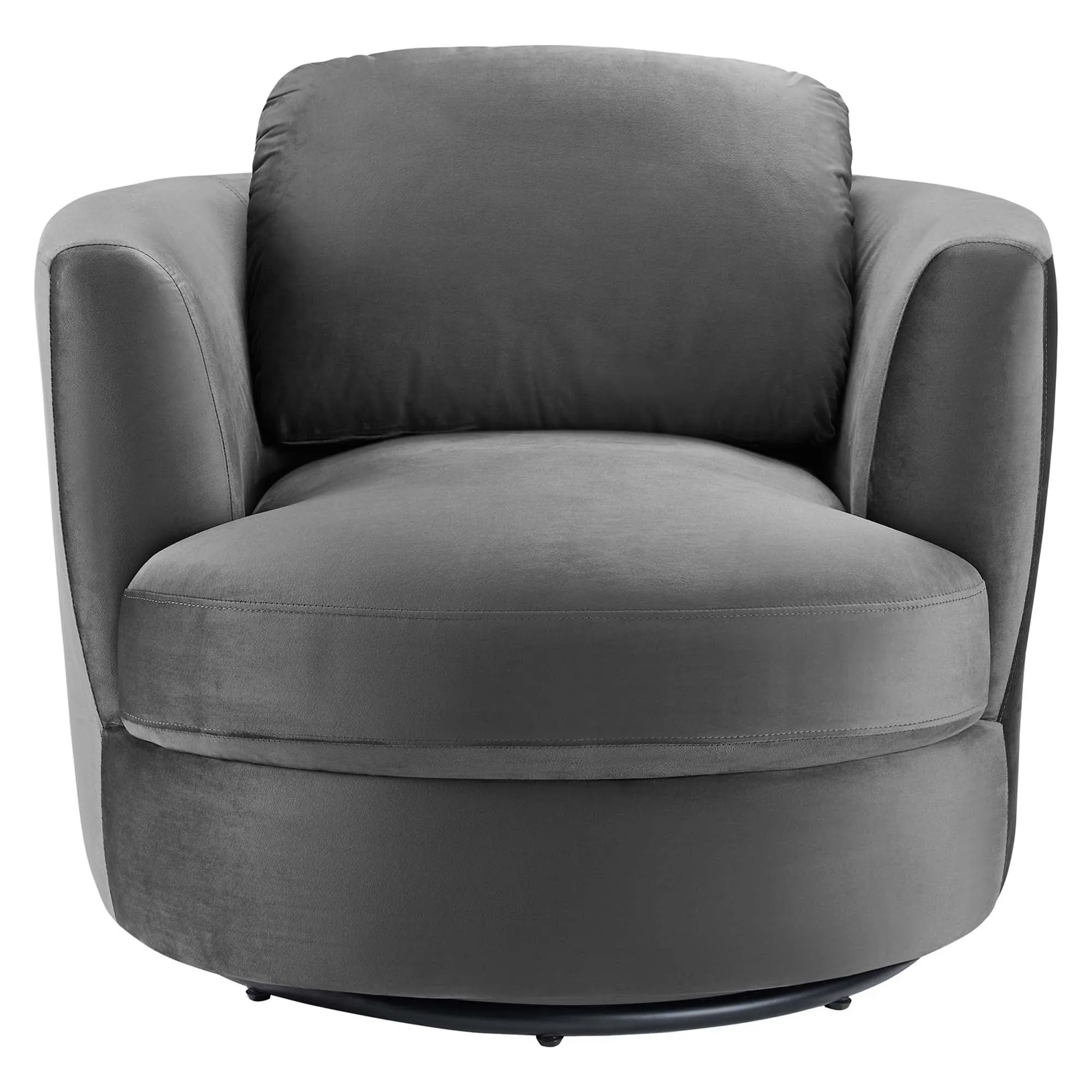 Pirouette Performance Velvet Swivel Armchair by Modway