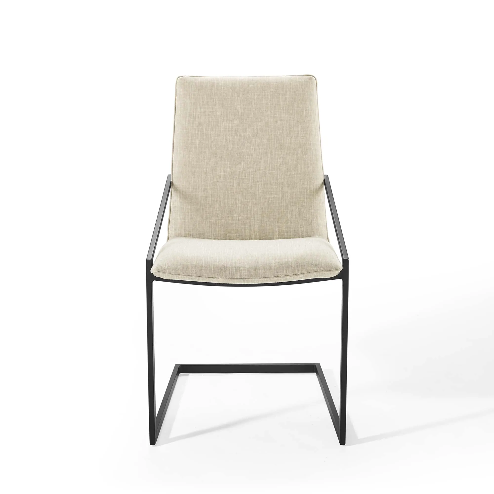 Pitch Dining Armchair Upholstered Fabric Set of 2 by Modway