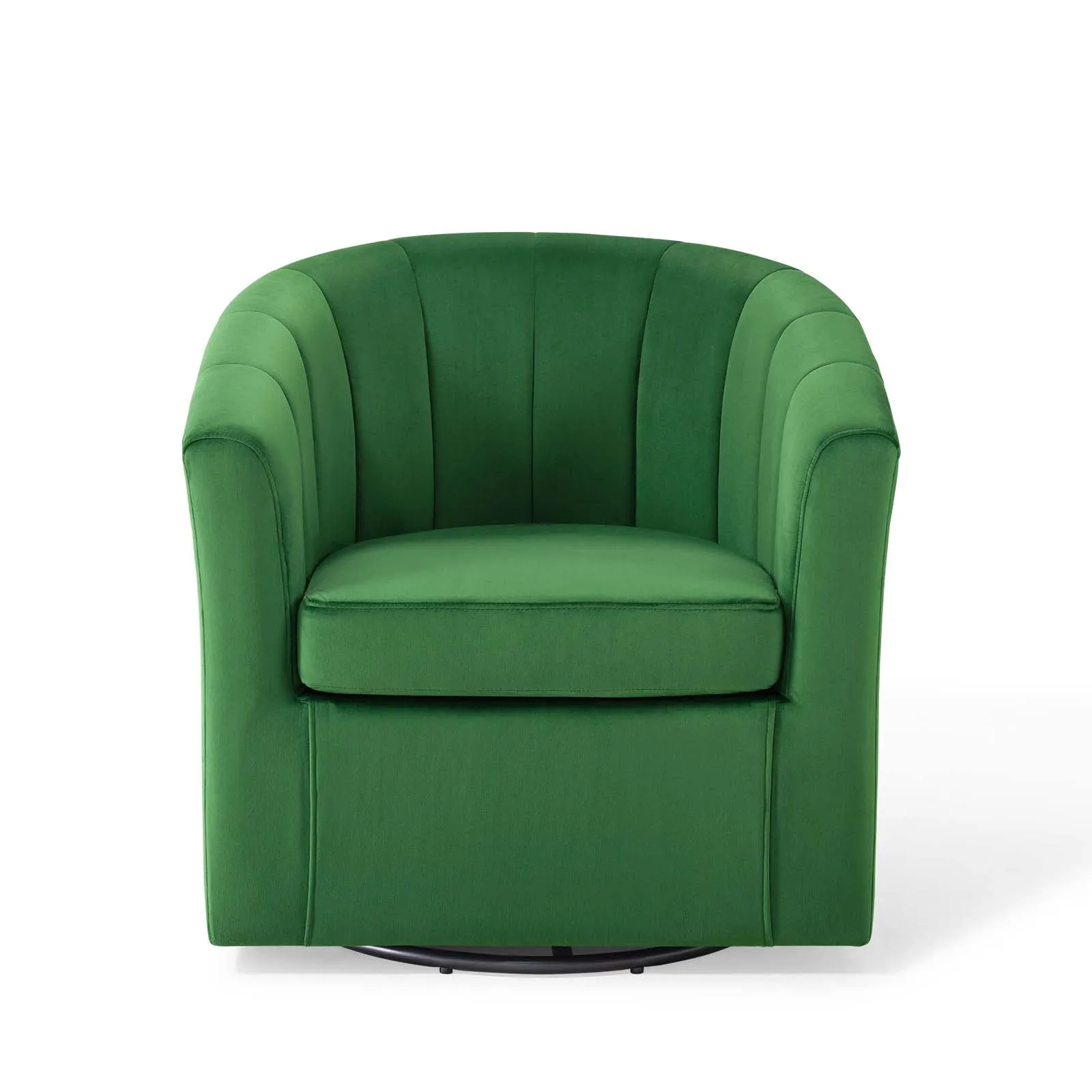 Prospect Performance Velvet Swivel Armchair by Modway