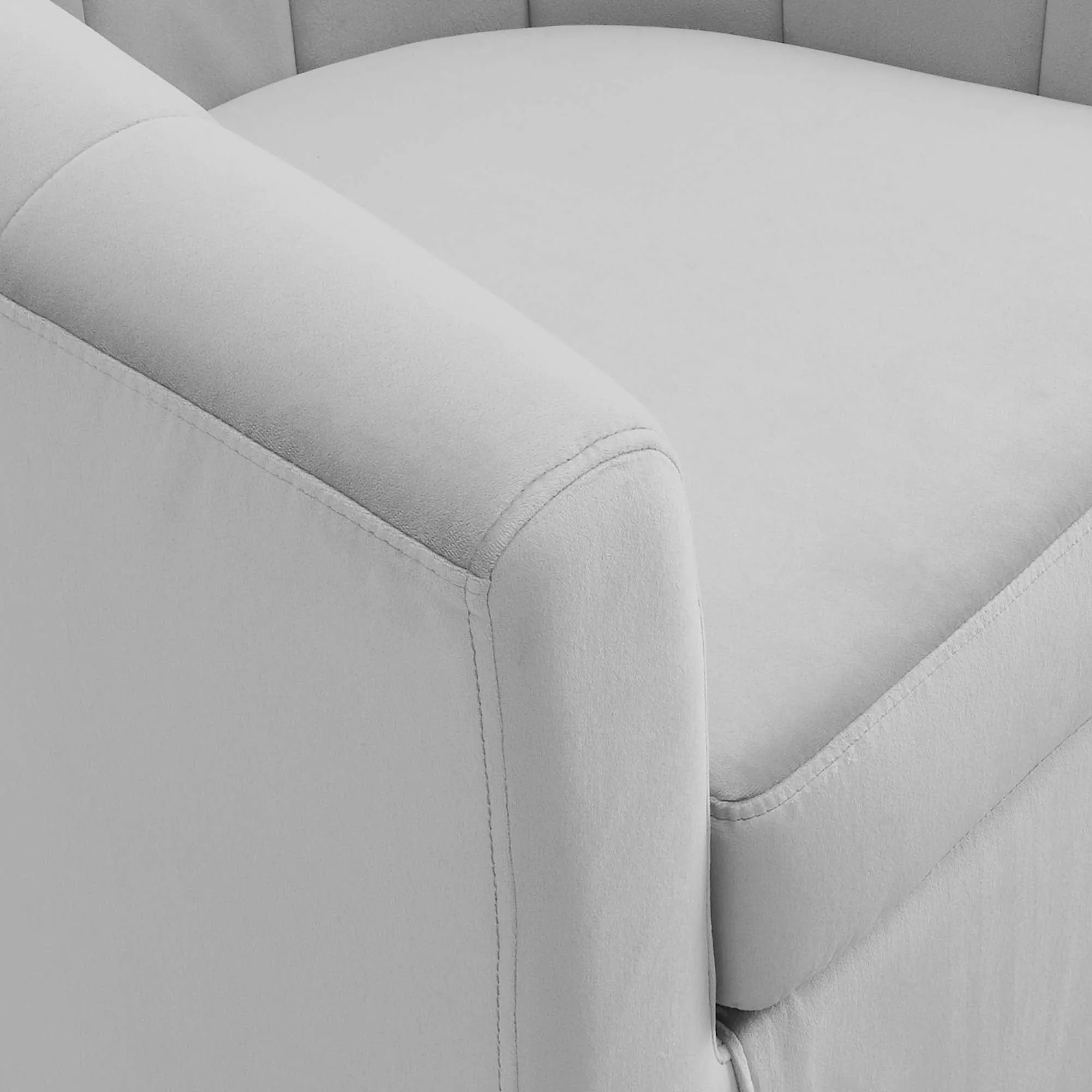 Prospect Performance Velvet Swivel Armchair by Modway