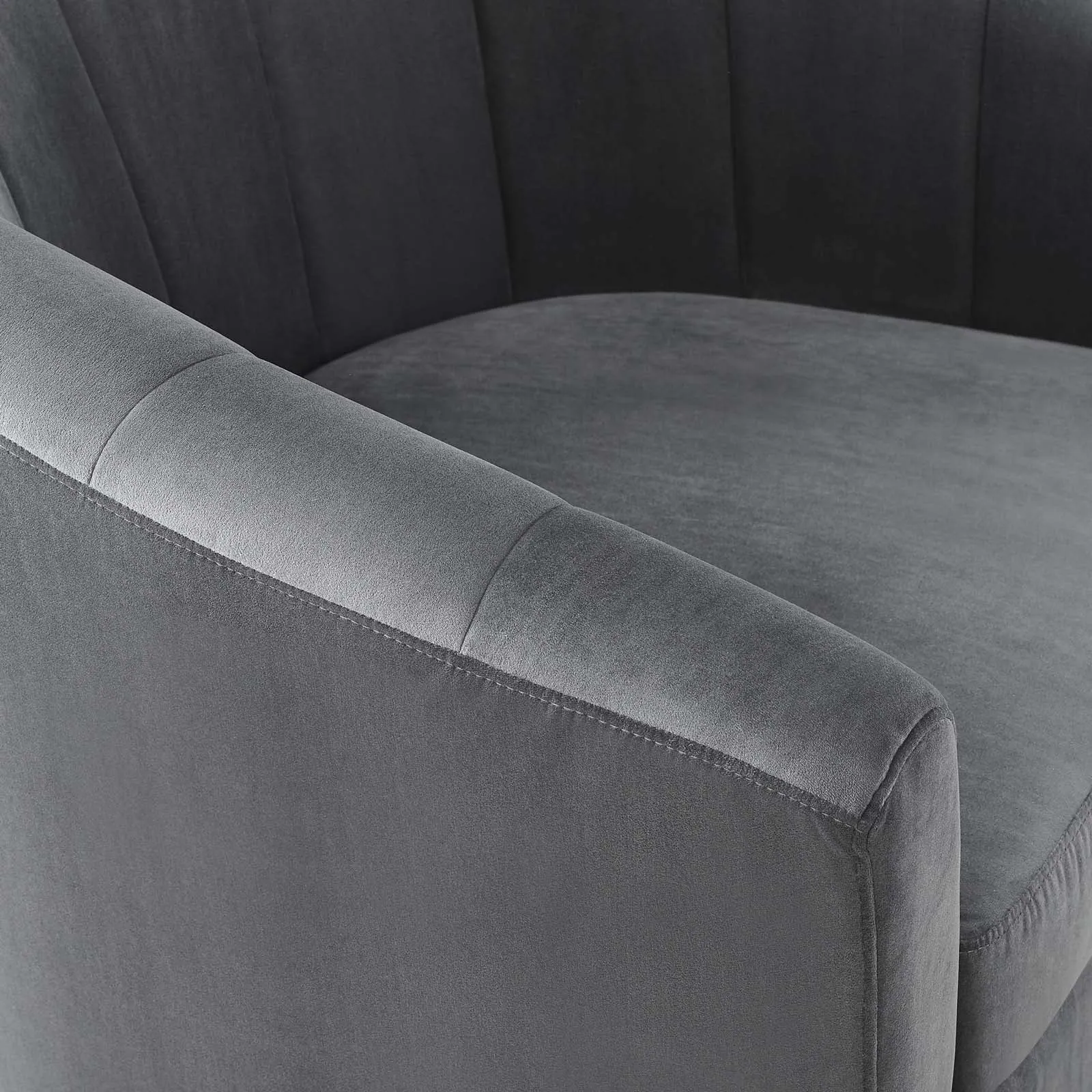 Prospect Performance Velvet Swivel Armchair by Modway
