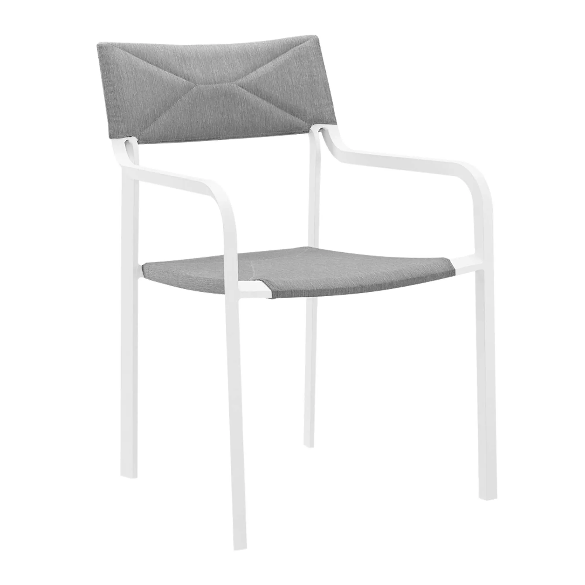 Raleigh Outdoor Patio Aluminum Armchair Set of 2 by Modway
