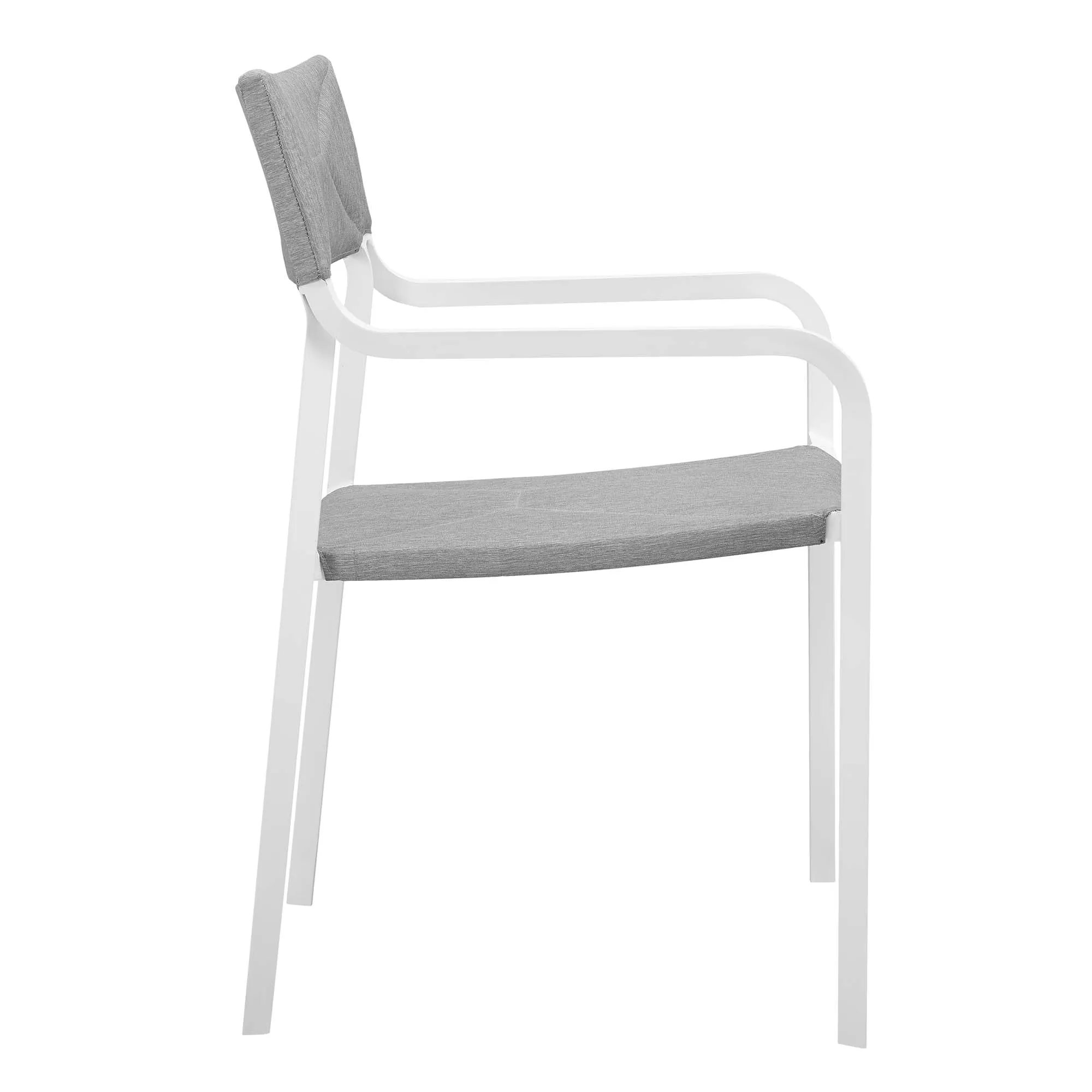 Raleigh Outdoor Patio Aluminum Armchair Set of 2 by Modway