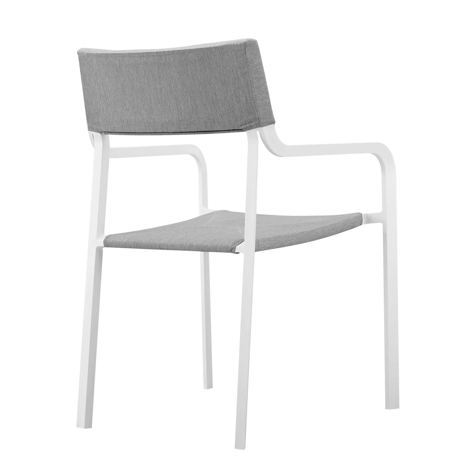 Raleigh Outdoor Patio Aluminum Armchair Set of 2 by Modway