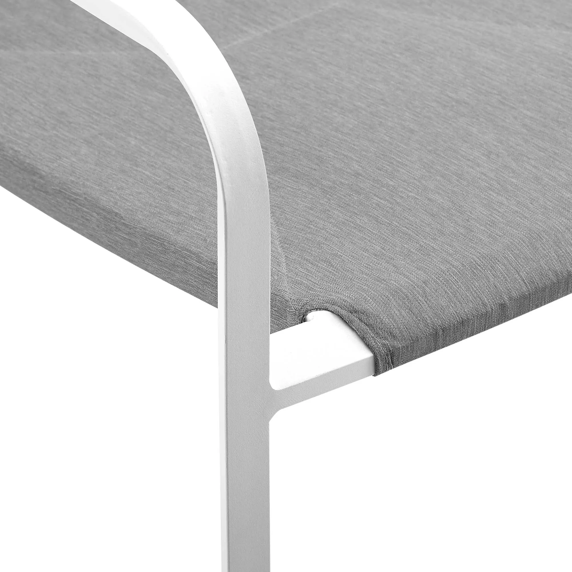 Raleigh Outdoor Patio Aluminum Armchair Set of 2 by Modway