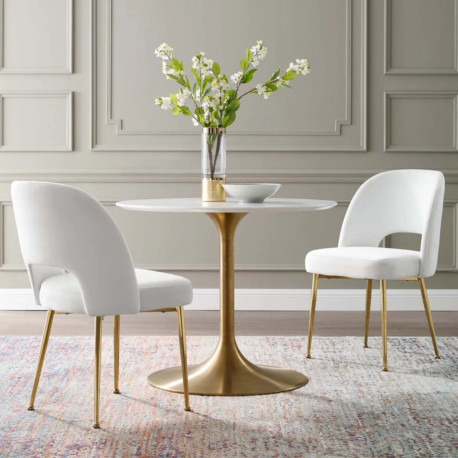 Rouse Dining Room Side Chair Set of 2 by Modway