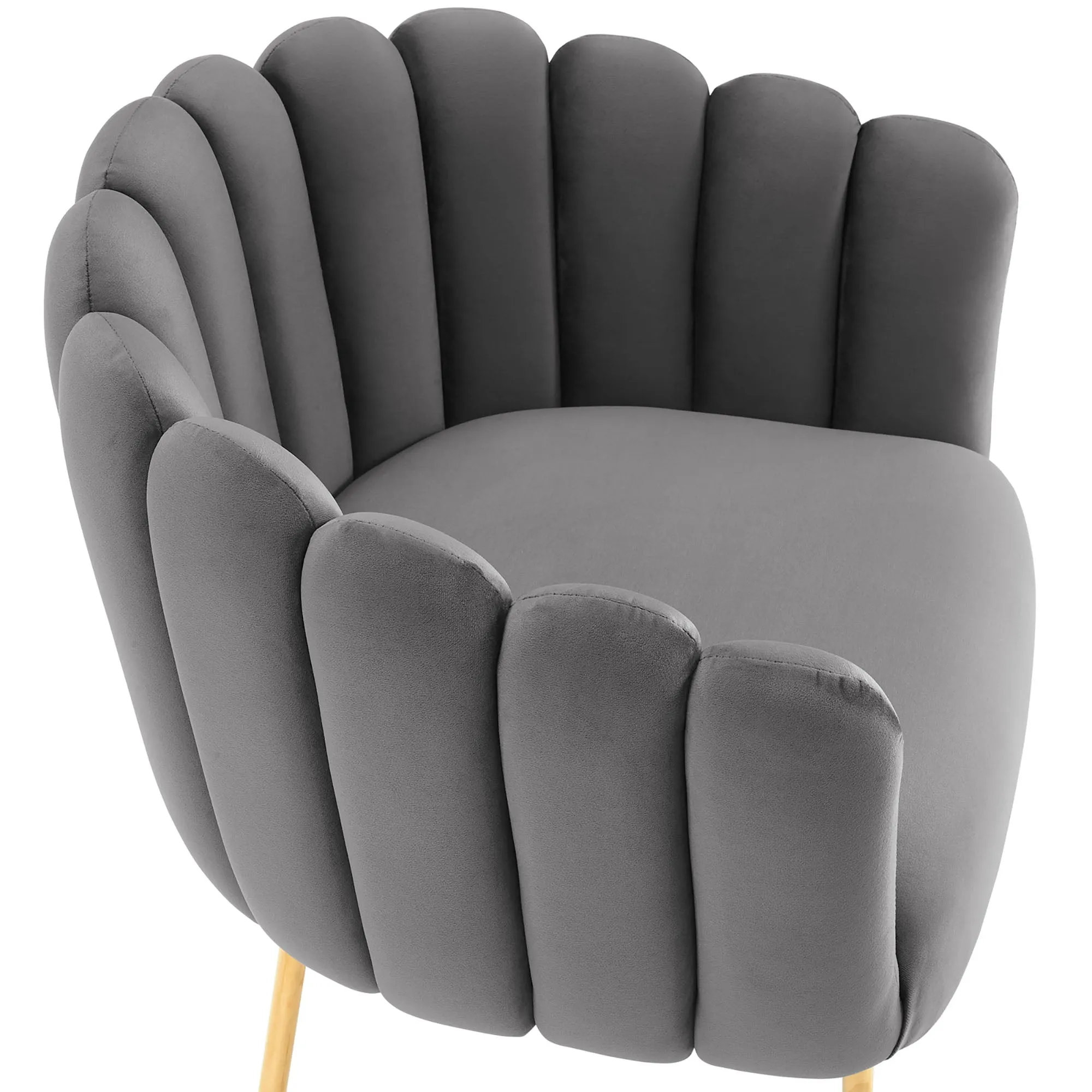 Sanna Channel Tufted Performance Velvet Armchair by Modway