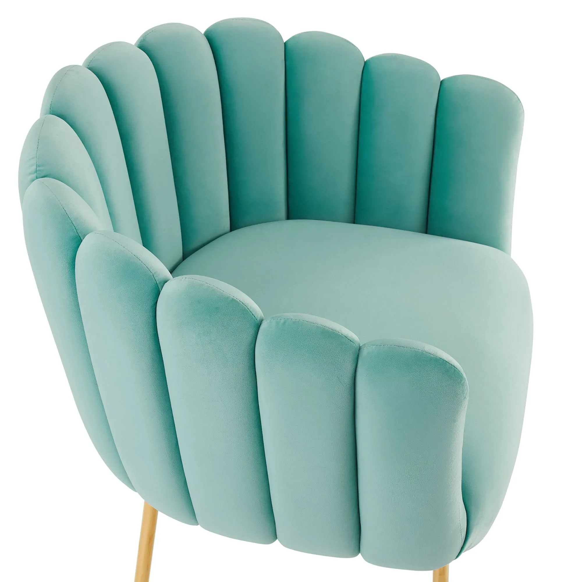 Sanna Channel Tufted Performance Velvet Armchair by Modway