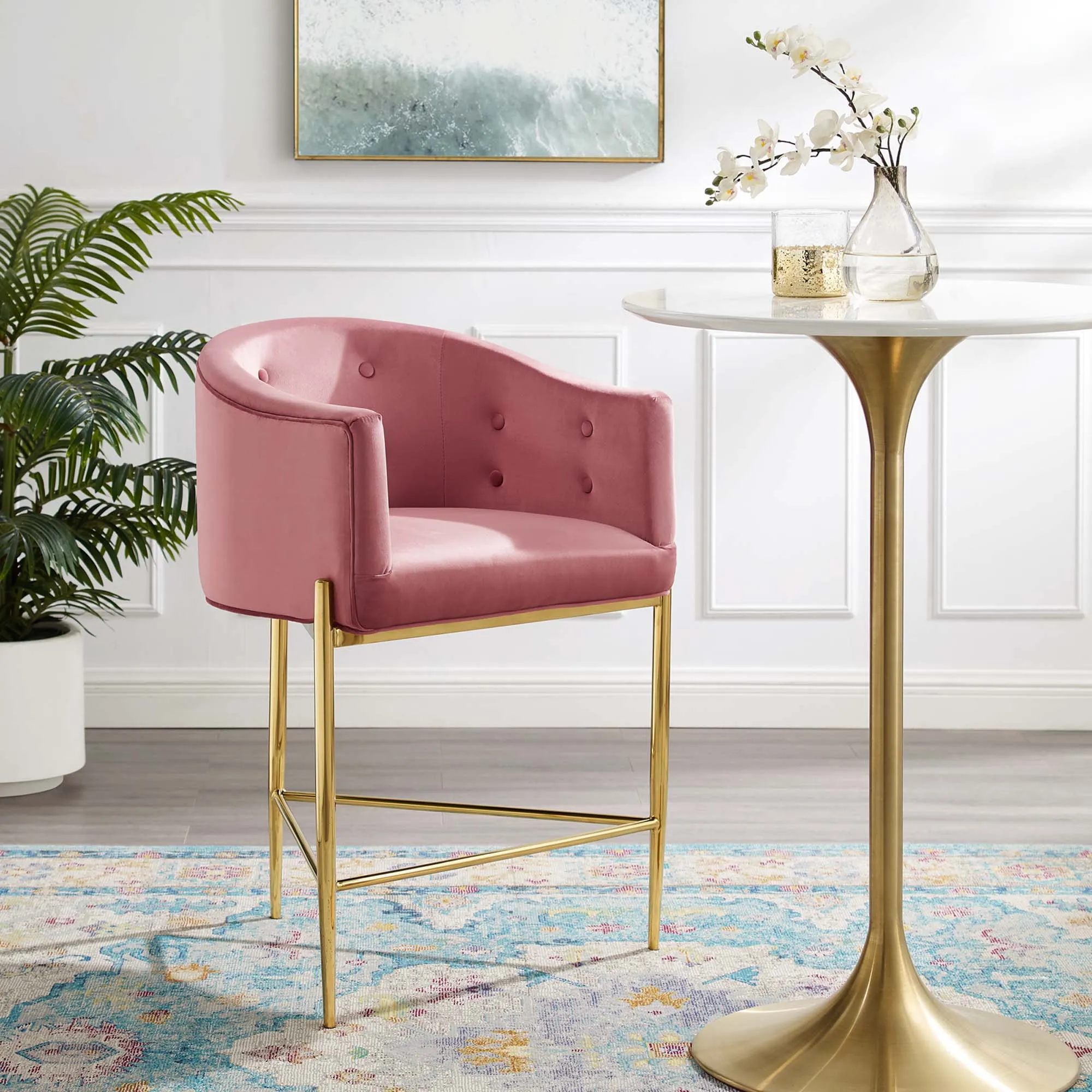 Savour Tufted Counter Stool by Modway