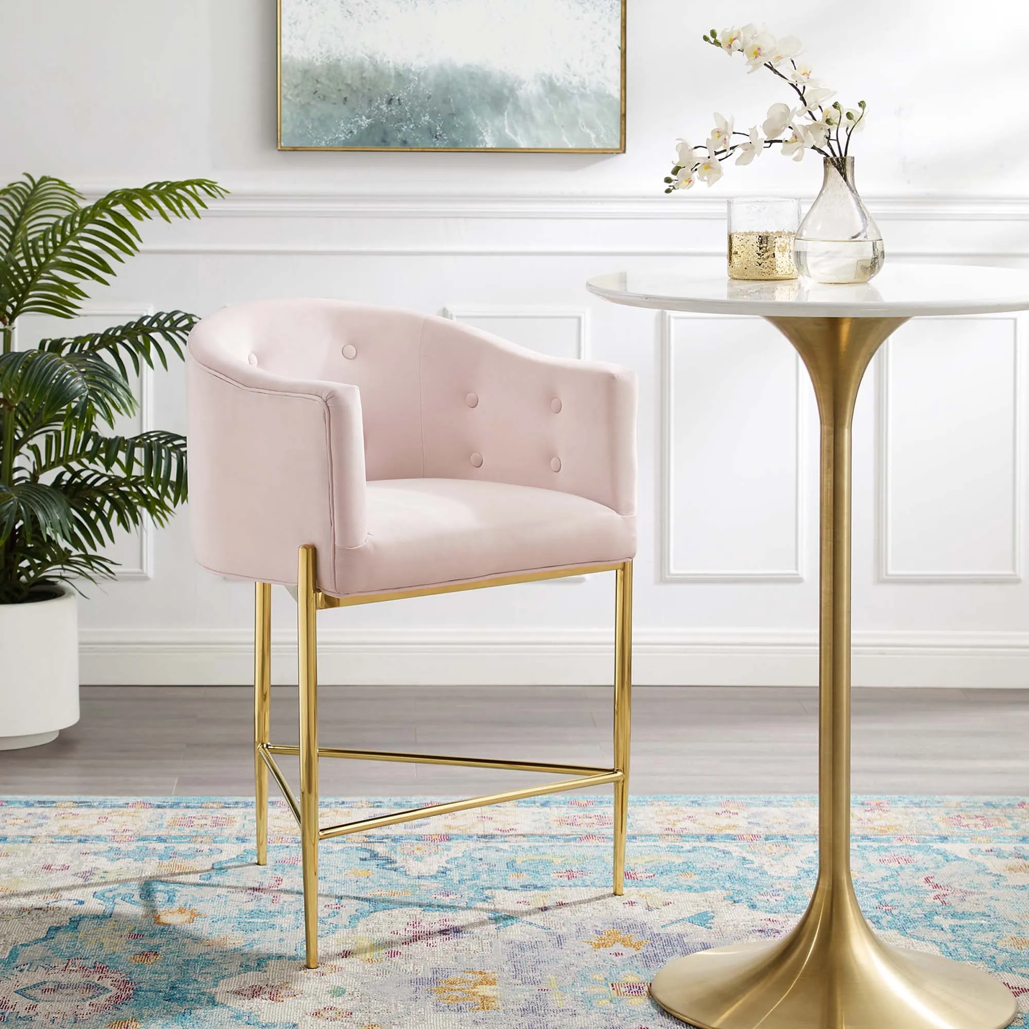 Savour Tufted Counter Stool by Modway