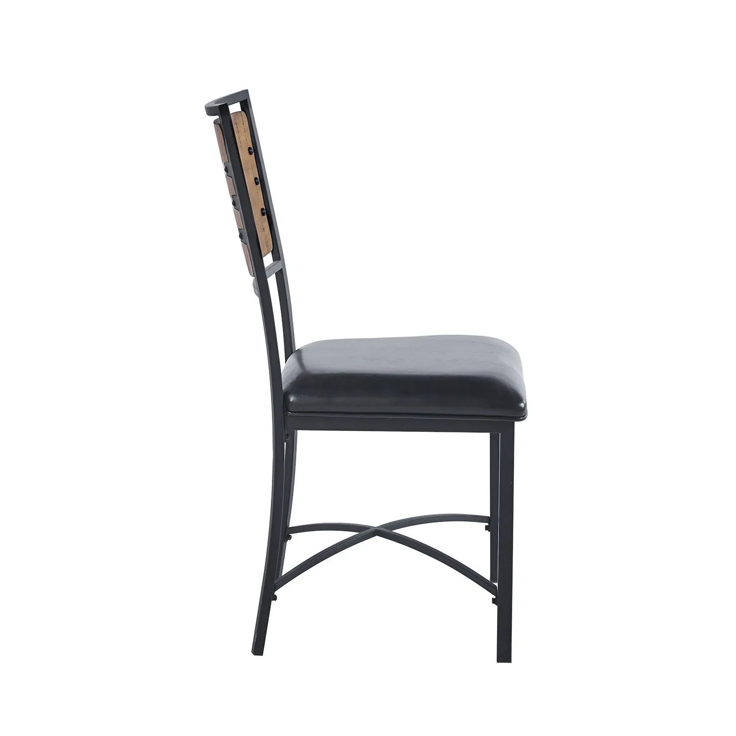 Shala Dining Chair - Natural Wood, Black