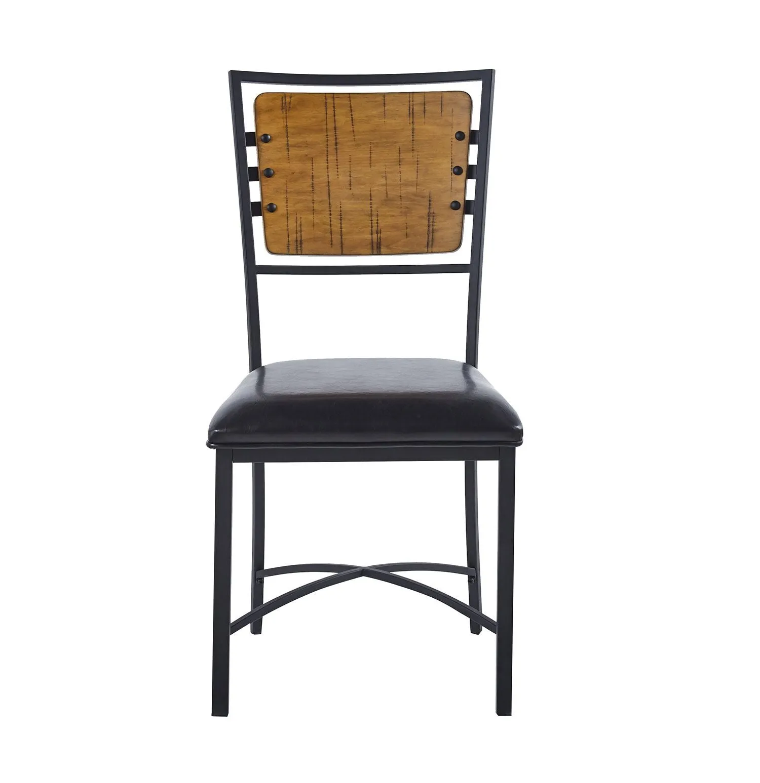 Shala Dining Chair - Natural Wood, Black