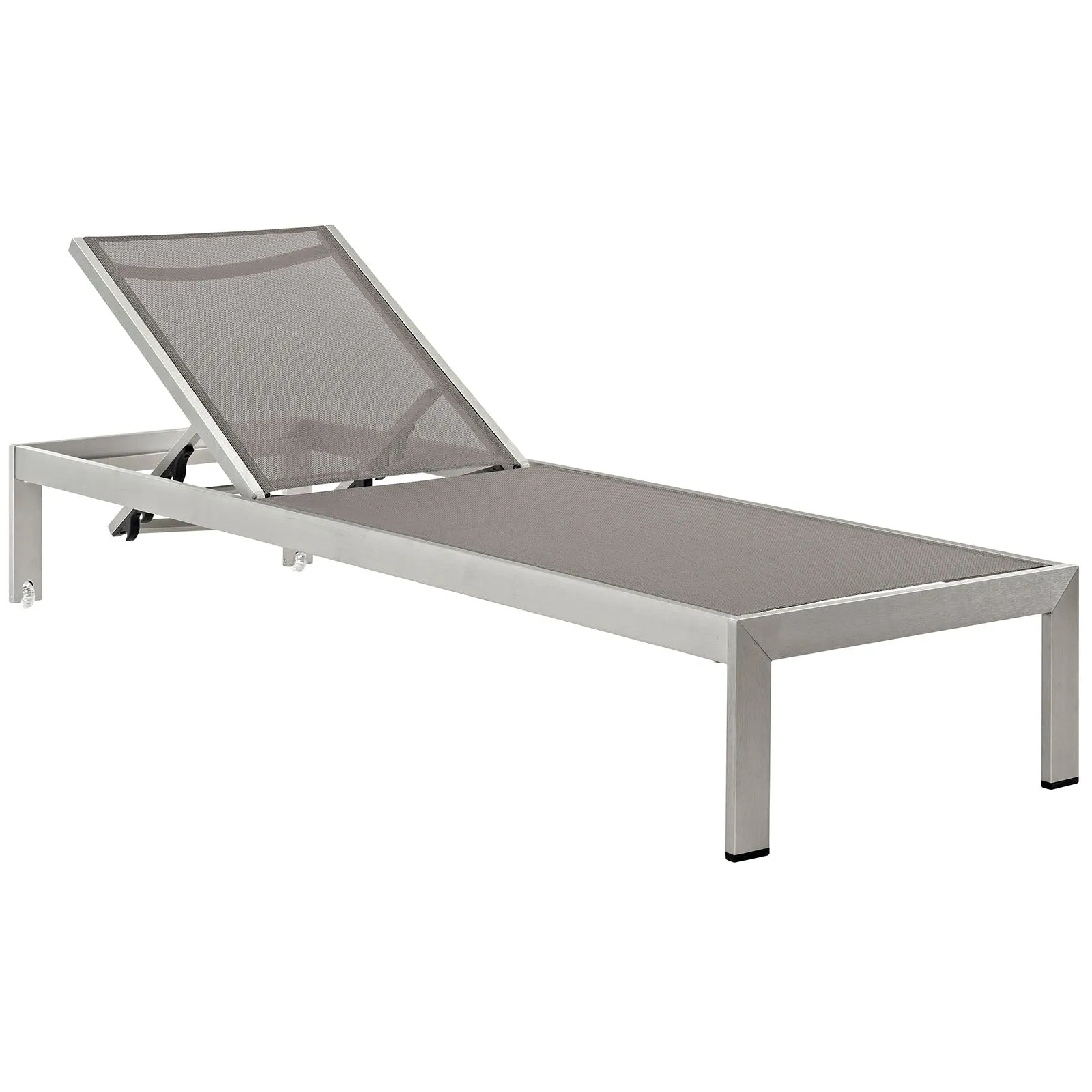 Shore Chaise Outdoor Patio Aluminum Set of 2 by Modway