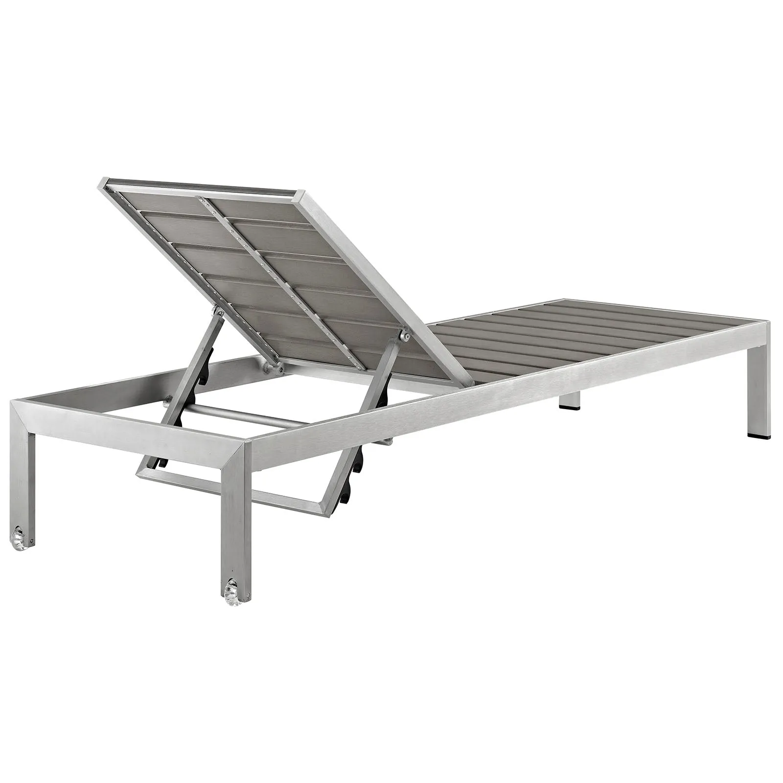 Shore Chaise Outdoor Patio Aluminum Set of 6 by Modway