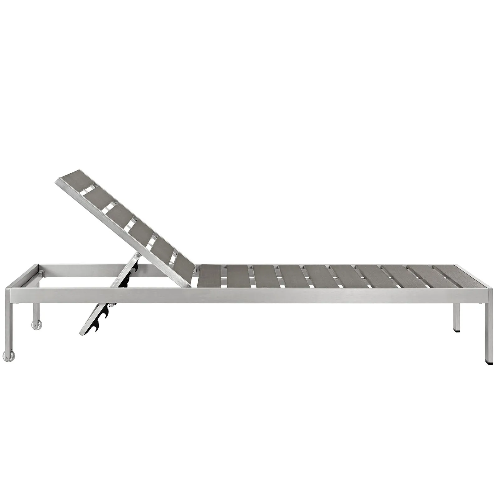 Shore Chaise Outdoor Patio Aluminum Set of 6 by Modway