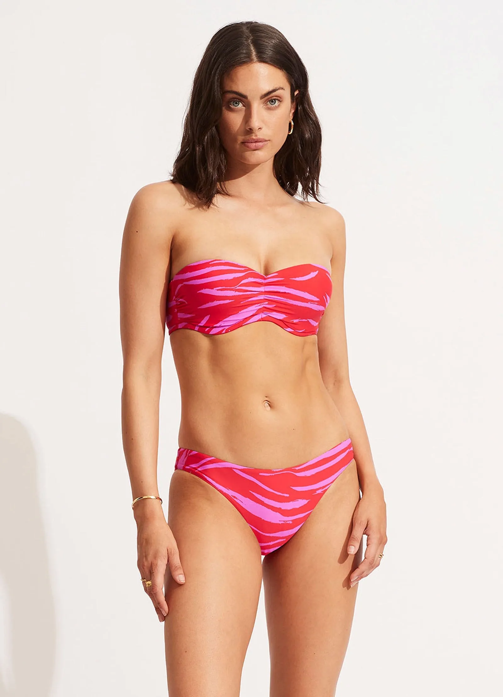 Skin Deep Hipster Pant - Mandarin Red
