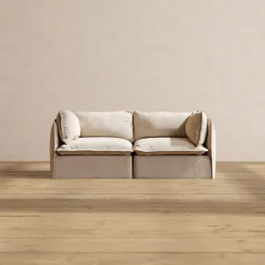Slipcover Only - Modular Performance 2-Seater | Blended Weave in Oat