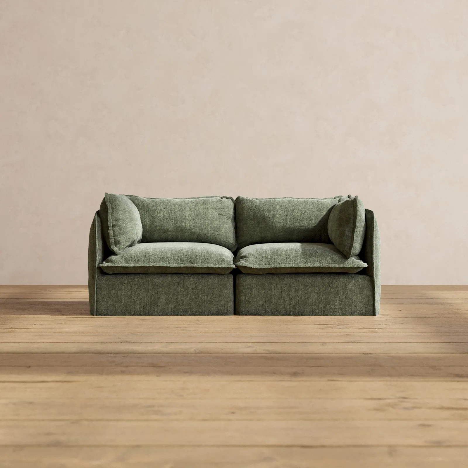 Slipcover Only - Modular Performance 2-Seater | Heirloom Velvet in Willow