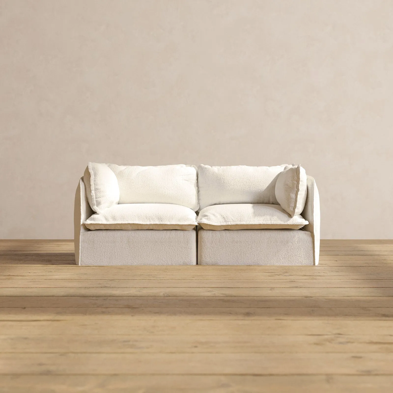 Slipcover Only - Modular Performance 2-Seater | Knit Boucle in Mousse