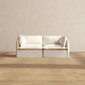 Slipcover Only - Modular Performance 2-Seater | Knit Boucle in Mousse