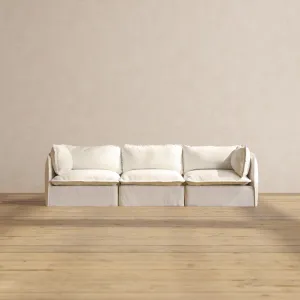 Slipcover Only - Modular Performance 3-Seater | Knit Boucle in Mousse