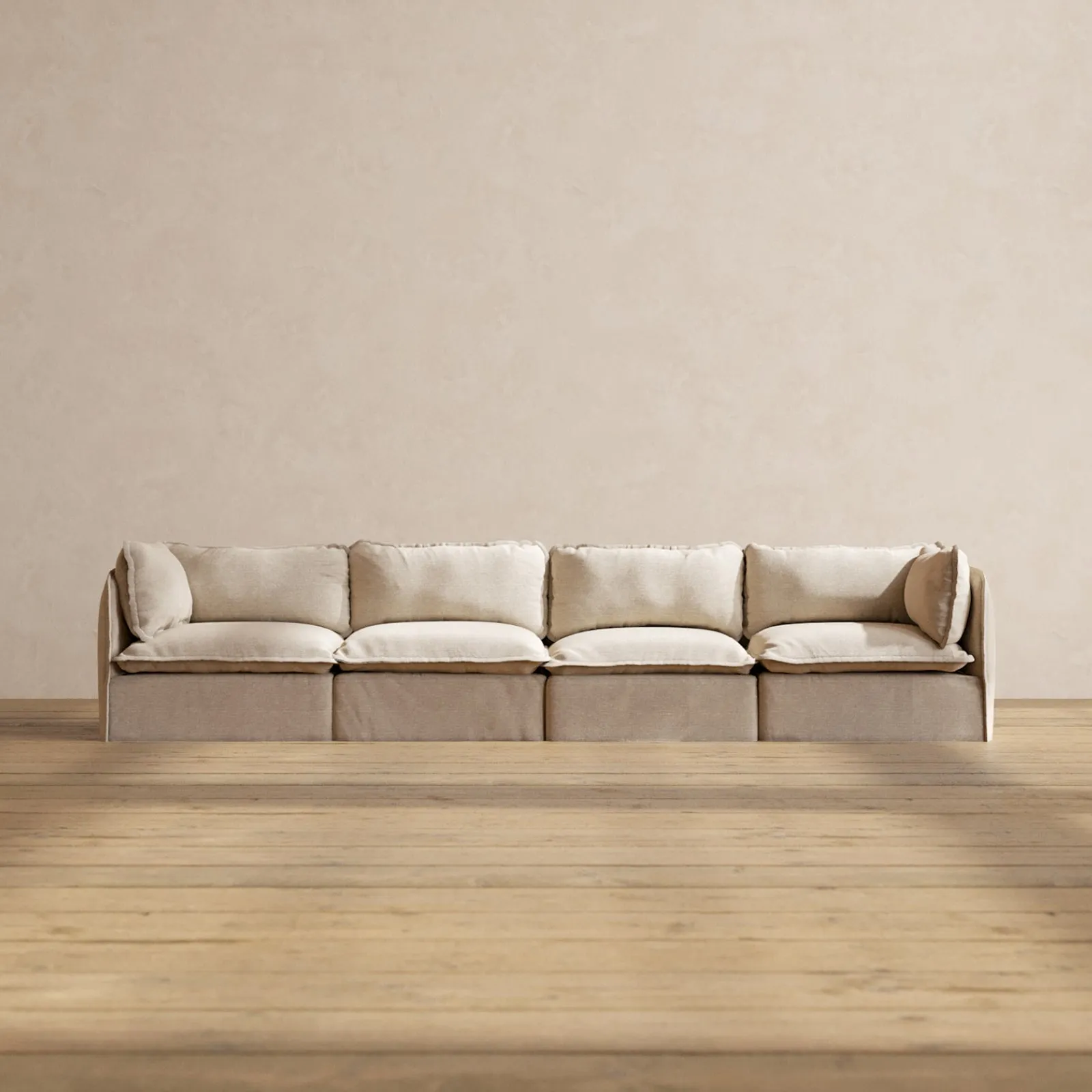 Slipcover Only - Modular Performance 4-Seater | Blended Weave in Oat
