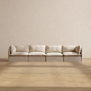 Slipcover Only - Modular Performance 4-Seater | Blended Weave in Oat