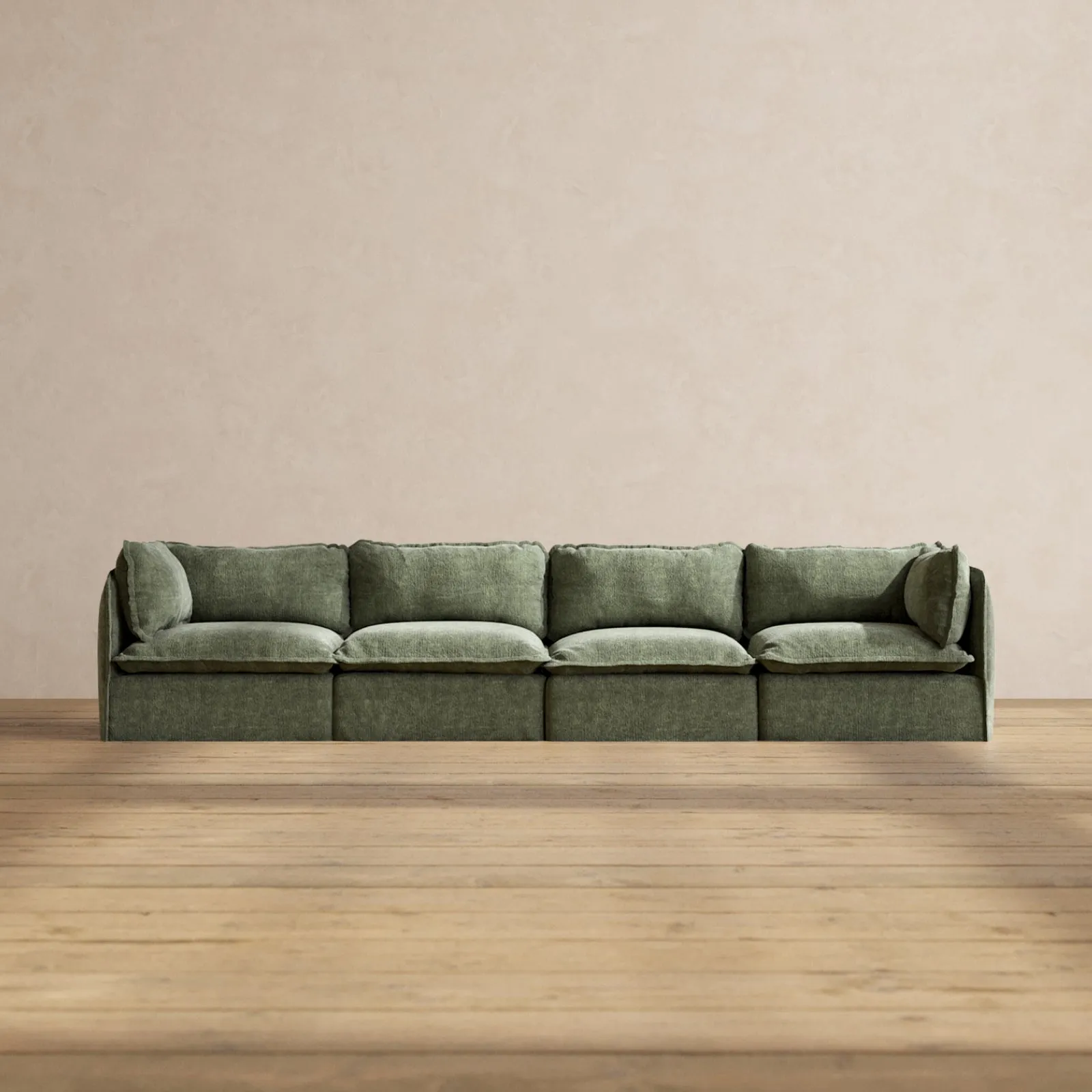 Slipcover Only - Modular Performance 4-Seater | Heirloom Velvet in Willow
