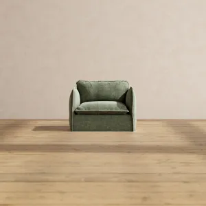 Slipcover Only - Modular Performance Armchair | Heirloom Velvet in Willow