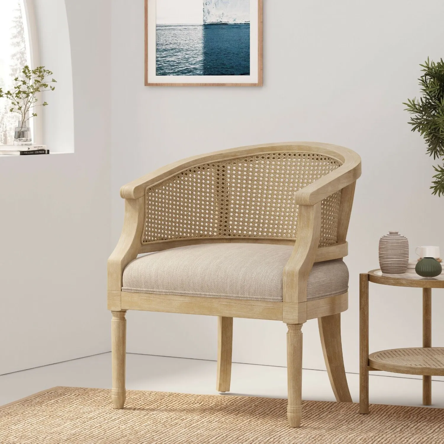 Streamdale Accent Chair Rubber Wood