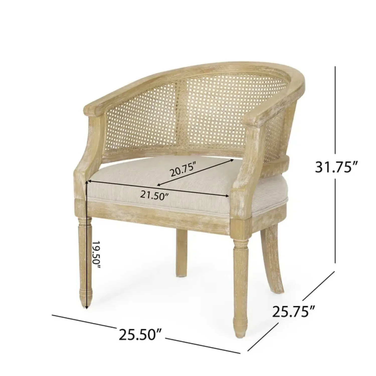 Streamdale Accent Chair Rubber Wood