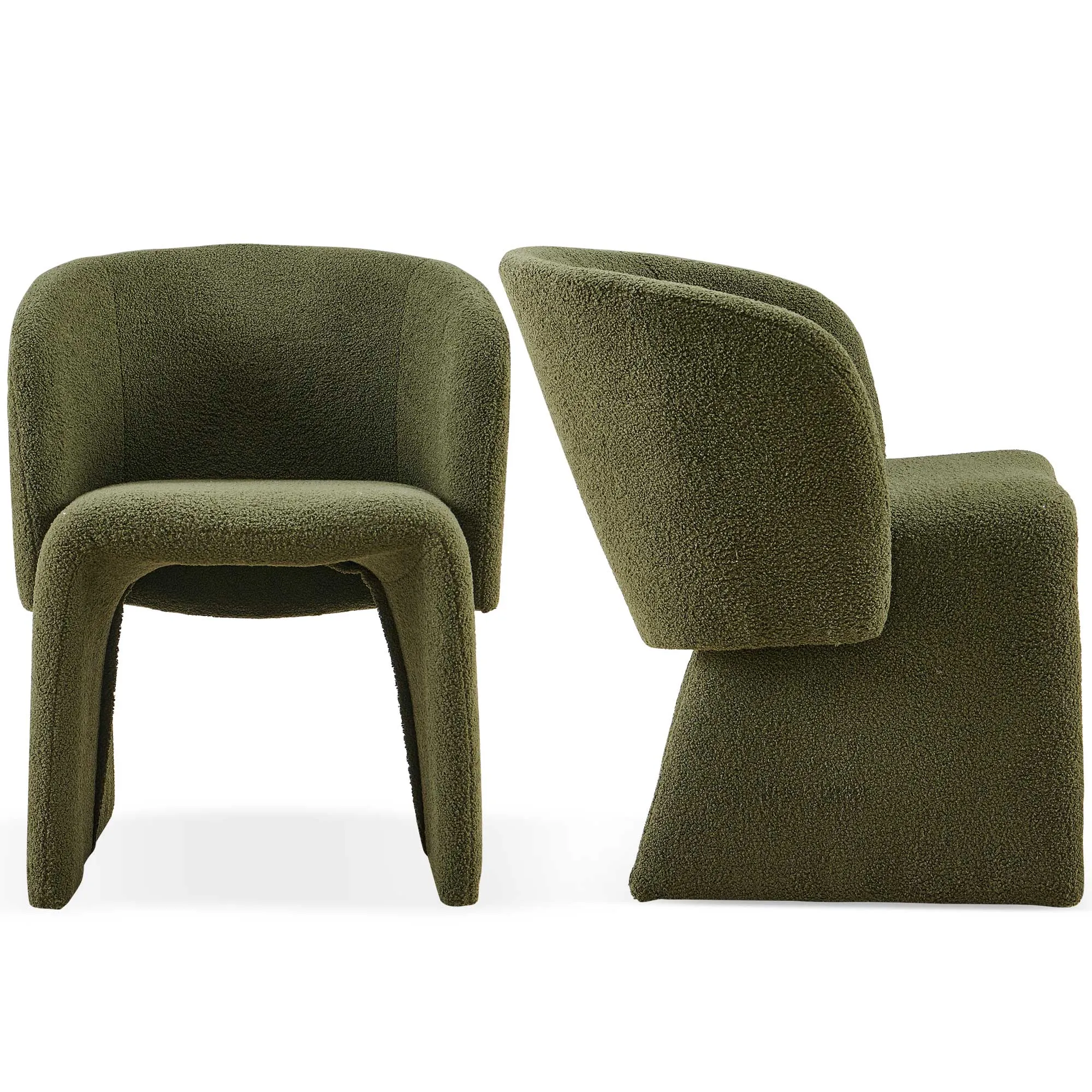 Streamdale Green Accent Chair for Living Room, 2 Pack