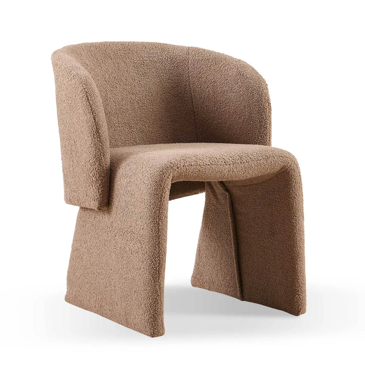 Streamdale Modern Brown Accent Chair for Living Spaces