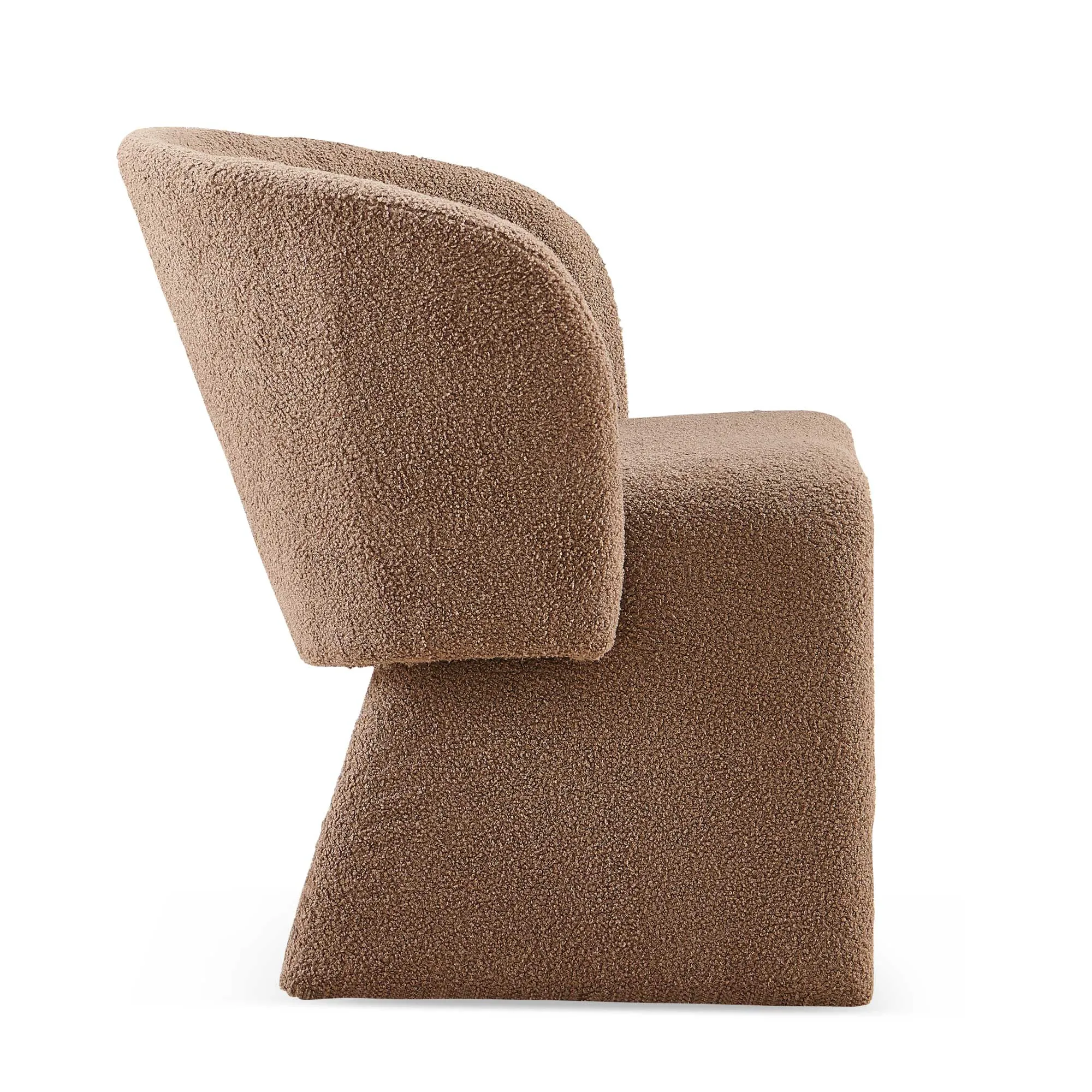 Streamdale Modern Brown Accent Chair for Living Spaces