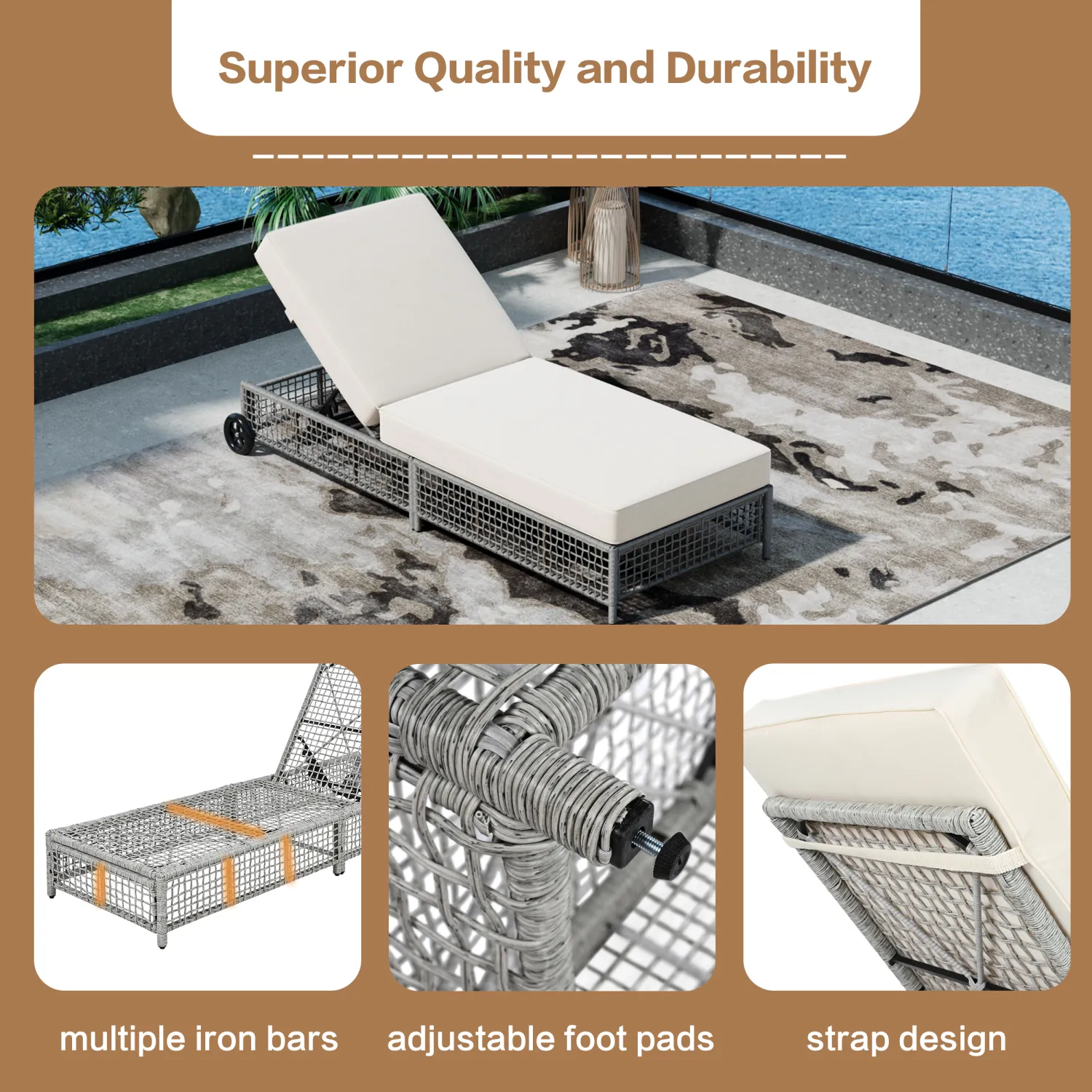 Streamdale Patio Chaise Lounge Set