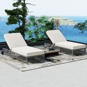 Streamdale Patio Chaise Lounge Set
