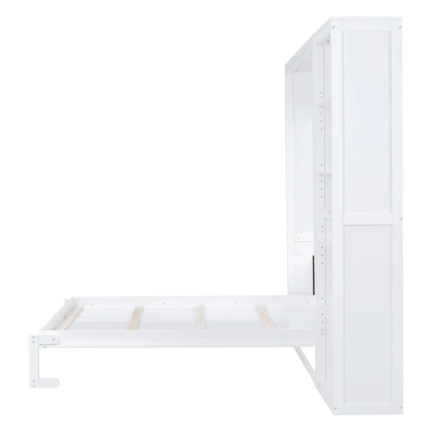 Streamdale Queen Size Murphy Bed Wall Bed with Shelves