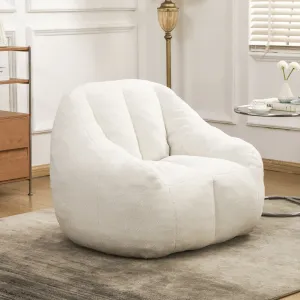 Streamdale Tufted Bean Bag Chair with Memory Foam Filling