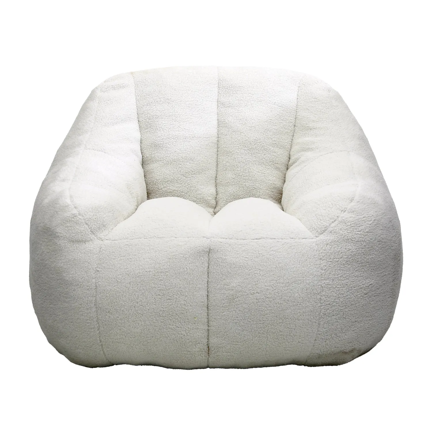 Streamdale Tufted Bean Bag Chair with Memory Foam Filling