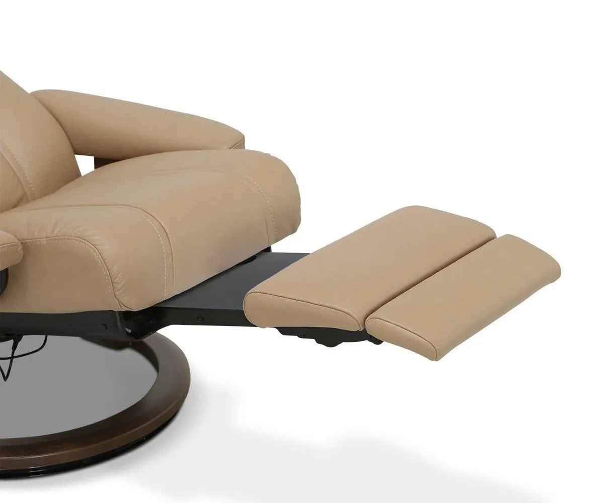 Stressless® Wing Power Leg & Back Recliner