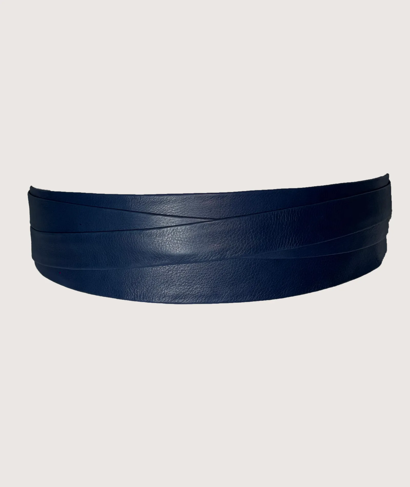 Wrap Leather Belt - Marine